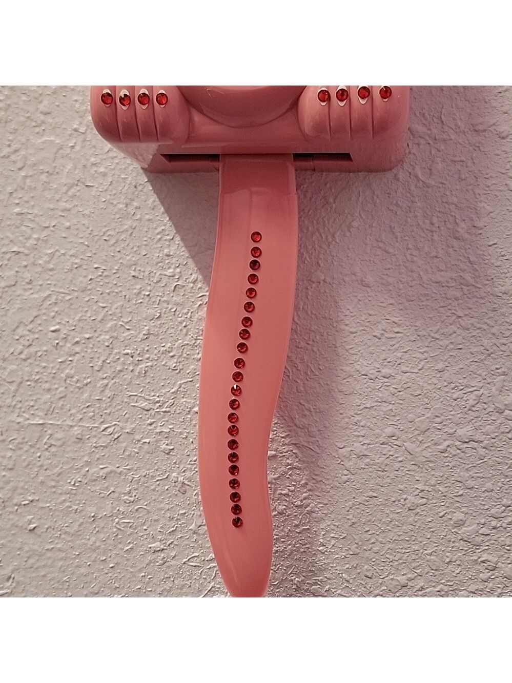 Jeweled Strawberry Ice Pink Kit-Cat Klock clock SUPER RARE - Picture 4 of 5